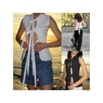 thumbnail image 2 of Suagox Women's Tie Cutout Front Tank Tops Solid Color Sleeveless Slim Fit Vest Streetwear, 2 of 10