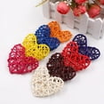 thumbnail image 6 of Zhaomeidaxi Decorative Heart Shape Balls for Bowl Centerpiece, 10PCS Rattan Balls Wicker Balls Decorative Twig Orbs Spheres Bowl Fillers Vase Fillers Home Decor，Multicolor, 6 of 9