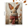 thumbnail image 3 of Qisvanset 12x16 Inch Ballerina Bunny Canvas Wall Art, Elegant Rabbit Print Girl Kids Nursery Room Decor, 3 of 8