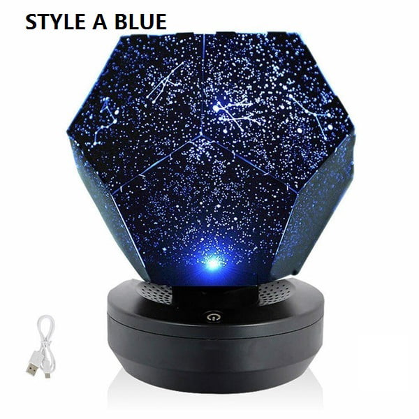 LED Starry Night Lamp 3D Projector Light for Bedroom Decor, USB Music Galaxy Sky Projector Lights Walmart.com
