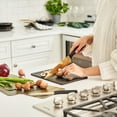 thumbnail image 3 of Thyme & Table 20-Piece Stainless Steel Knife and Cutting Board Set, Black, 3 of 15