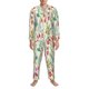 thumbnail image 3 of Fotbe Spring floral Pijama de Hombre con Estampado de Manga Larga, Conjunto de 2 Piezas, Ropa de Dormir Suave y Cómoda con Bolsillos-X-Large, 3 of 7