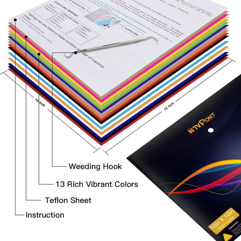Custom Heat Transfer Vinyl Sheets - 12 x 18, Design & Preview Online