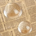 thumbnail image 1 of Lupa de cúpula de 2 estilos, pisapapeles, lente de media bola para decoración de hogar, oficina y lectura, 57 x 26 mm/77 x 36 mm., 1 of 8