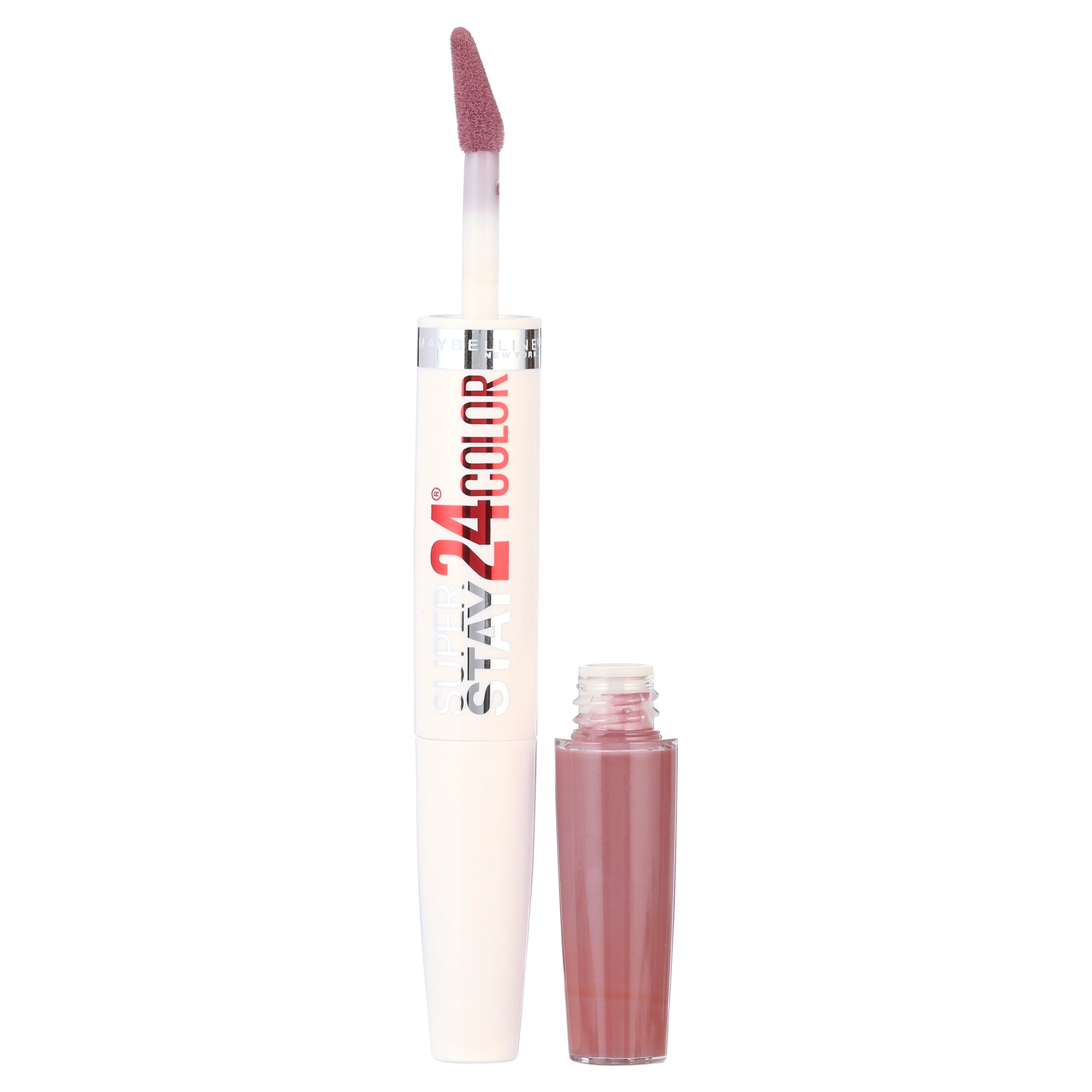 (4 pack) Maybelline SuperStay 24 2-Step Liquid Lipstick Makeup, Frosted Mauve, 1 kit