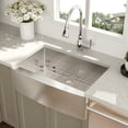 thumbnail image 2 of Rainlex Farmhouse Apron Single Bowl Stainless Steel Kitchen Sink, 2 of 10