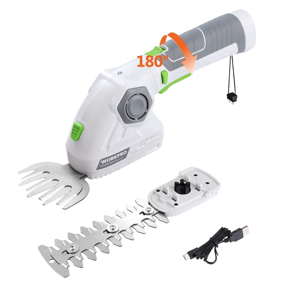 Cortadora de césped y arbustos inalámbrica WORKPRO 7,2 V 2,0 Ah