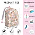 thumbnail image 4 of Cute Alpaca Pattern Backpack – Funny Llama Face Cartoon Bookbag for School, Travel, and Daily Commute, 4 of 5