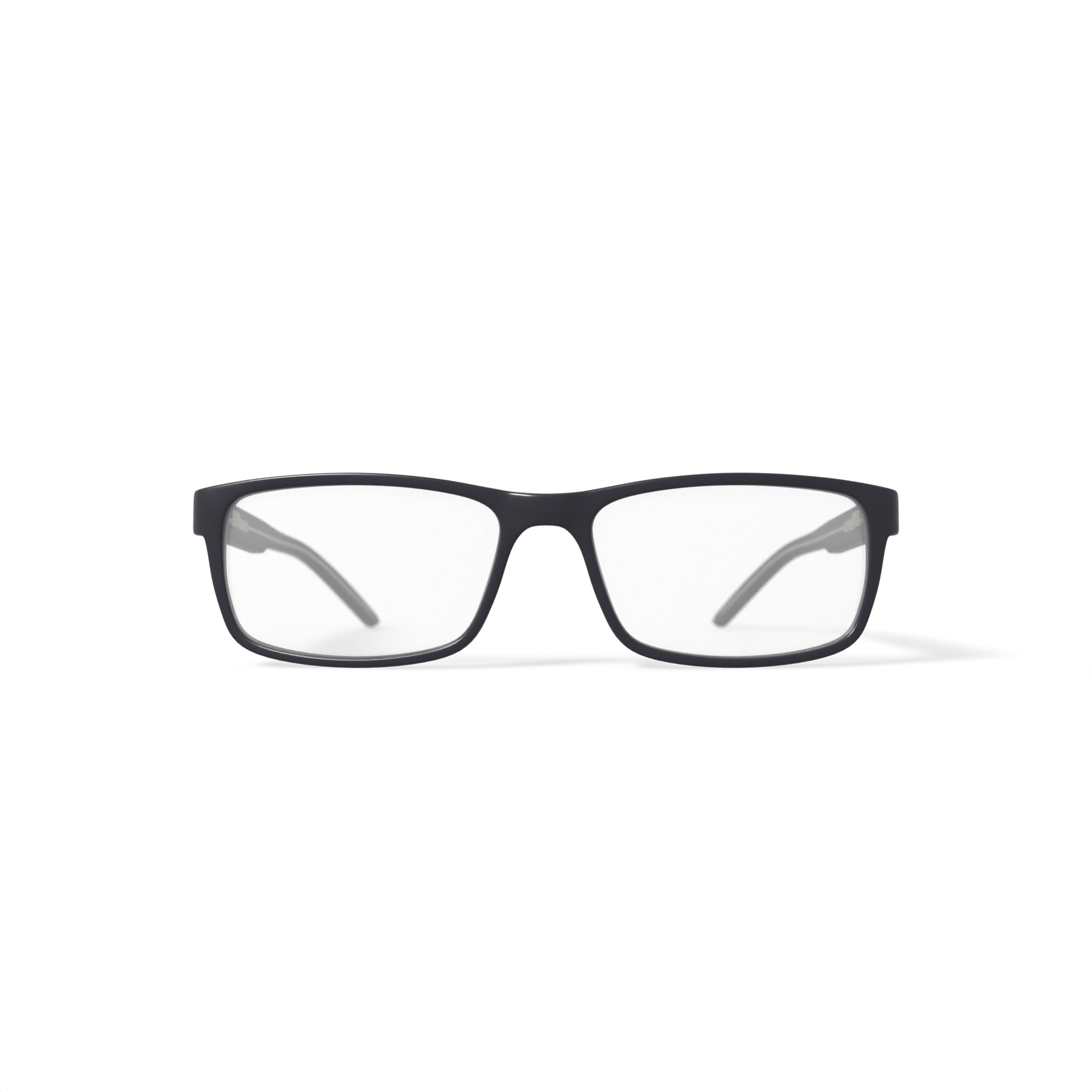 Wrangler Men's W151 Rectangular Prescription Eyeglasses with Case, Black