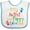 White and Blue, variant on Inktastic Mimi and Pappy Love Me Boys or Girls Baby Bib