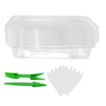 thumbnail image 1 of Planting Nursery Pot 1 Set Convenient Planting Nursery Pot Widely Use Plastic Transparent Reusable Plant Starting Tray for Garden, 1 of 6