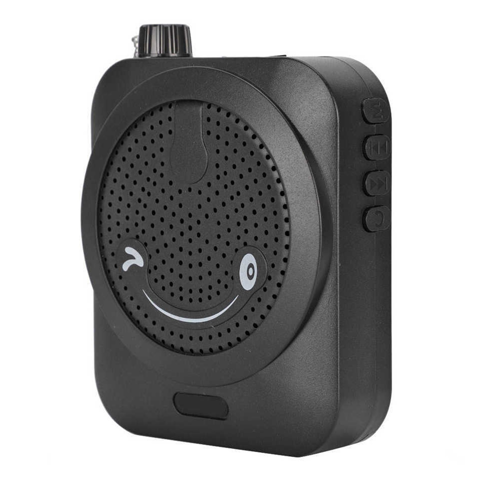 Professional Voice Amplifier Mini Voice Speaker with Earhook Microphone Support FM Radio/One-buttons Recording for Teacher ,Easy to Operate