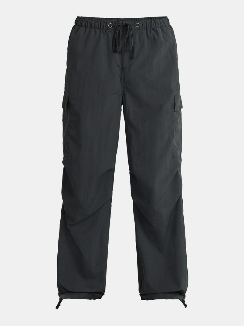 No Boundaries Nylon Parachute Cargo Pants, Men's & Big Men's