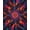 Multicolor Orange Blue Magenta, Pattern 15, variant on ODIKA Volcano Spiral Deep Geometric Swirl Contemporary Pile Volcanic for Dorm Room, Small Living Apartment, Stain Resistant Low Profile