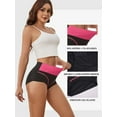 thumbnail image 3 of DINGLU Women's High Waist Cotton Underwear Plus Size Soft Brief Panties 5 Pack,Size 10, 3 of 5