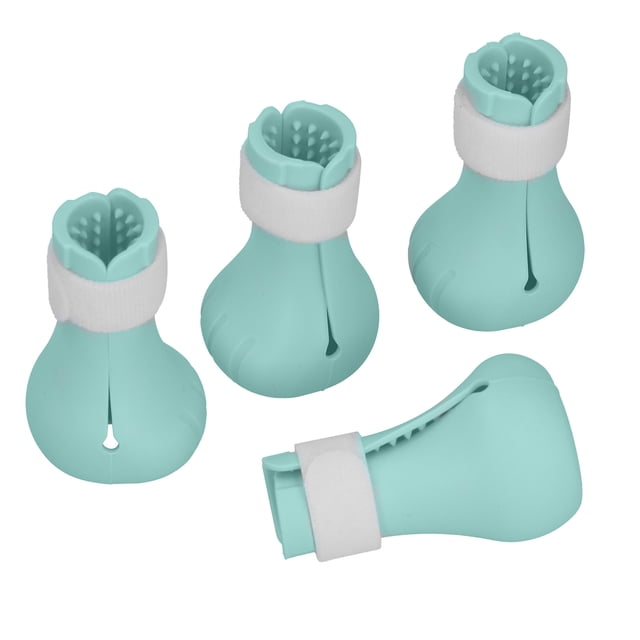 Material De Silicona Afeitado Zapatos De Gato Anti-scratch Anti-scratch, Zapatos De Gato De Silicona Bañadoras, Zapatos De Baño De Gato