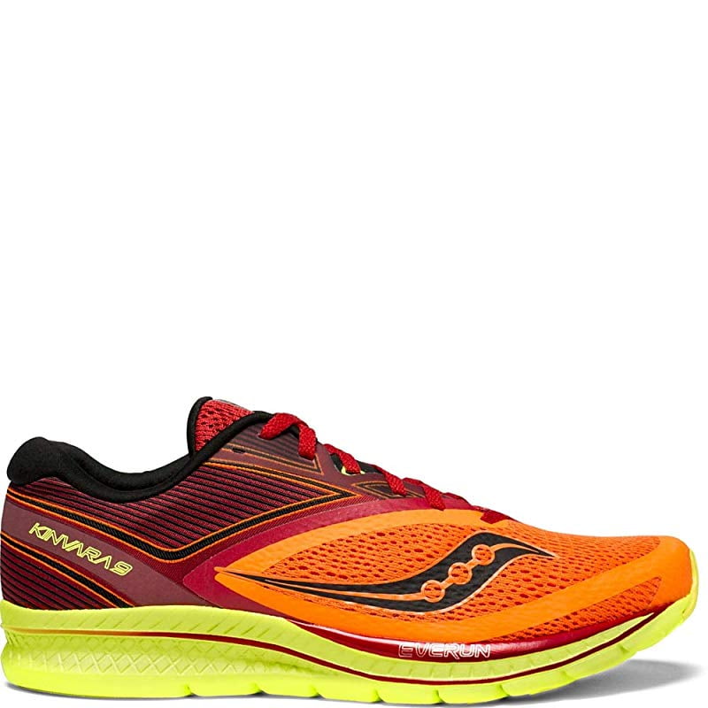 Saucony Men's Kinvara 9 Running Shoe, Orange/Red, 10.5 D(M) US