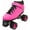 Neon Pink, variant on Riedell Skates Dart Roller Skate,Black,14