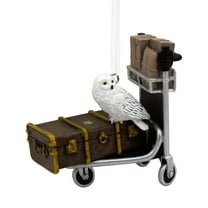 Hallmark Harry Potter Luggage Trolley With Hedwig