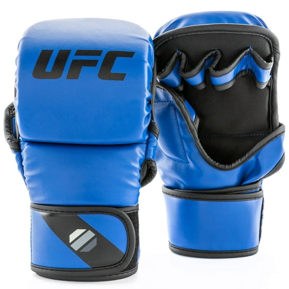 UFC MMA Sparring Gloves - S/M, Blue - All-In-One Training Essential - Boxing Protection with MMA Versatility