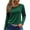 Green, variant on Only Moment Pink Long Sleeve Shirts for Women Crew Neck Sweaters Fall Fashion Outfits 2025 Trendy Tunic Tops Plus Size S