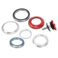thumbnail image 2 of Groupe de Bol de Roulement de Bicyclette, Conception Casque de Tige de Bicyclette Structure à Double Roulement Sans Entrave pour le Cyclisme Rouge, Bleu, Or, Noir, 2 of 8