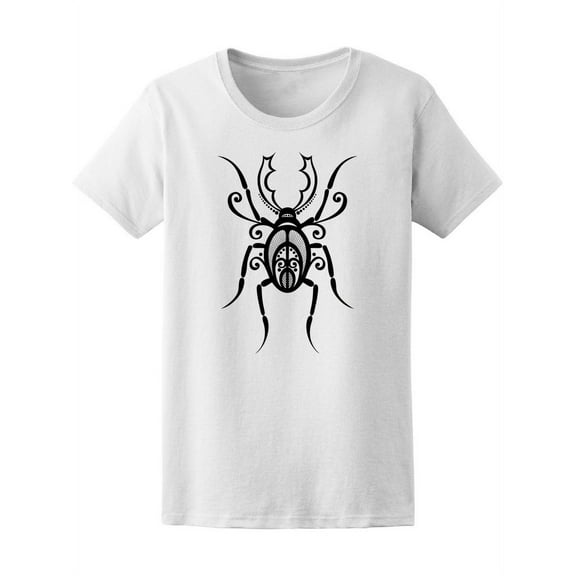 Beautiful Beetle Mandala T-Shirt Women -Image by Shutterstock, Female XX-Large