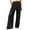 Black #52, variant on Wide Leg Dress Pants for Women Business Casual Elastic Waist Comfy Work Pants Baggy Lounge Pants Trousers with Pocket Red XL