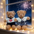 thumbnail image 6 of Teddy Bear with Heart,Plush Teddy Bear with Red Heart Hug Me,Cute Brown Teddy Bear Stuffed Animals for Valentines Soft Bear Plushie Toy Stuffed Bear Plush Gifts,Valentines Day Teddy Bear Cuddly Toys, 6 of 7