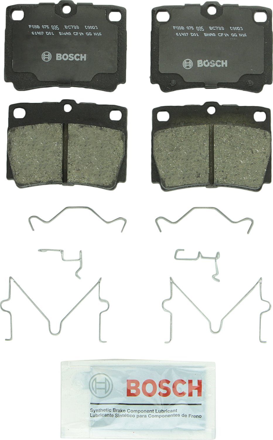 Bosch BC733 QuietCast Premium Disc Brake Pad Set