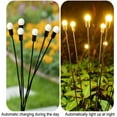 thumbnail image 2 of Luces solares decorativas para jardín, 8 luces LED para exteriores, luciérnagas, carga solar, decoración de jardín, patio impermeable, 2 of 5