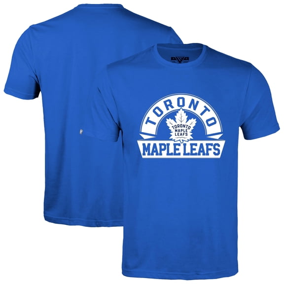 Men's Levelwear Royal Toronto Maple Leafs Richmond Banner Arch T-Shirt