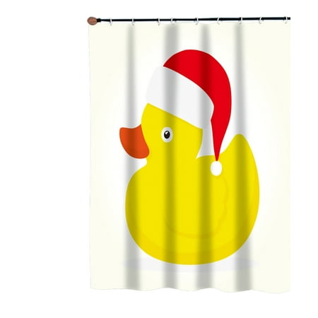 Christmas Ducky Fabric Shower Curtain Walmart Com
