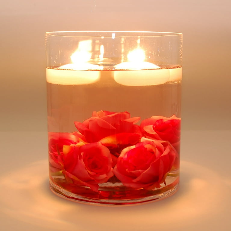 Floating Wax Candles - Set of 12 (2 Inches)