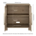 thumbnail image 4 of Evelyn&Zoe Holbrook 28" Wide Rectangular Accent Cabinet, Antiqued Gray Oak, 4 of 9