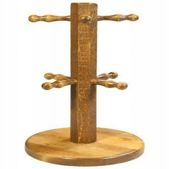 Homestead Collection Cup Holder, Stain & Clear Lacquer Finish