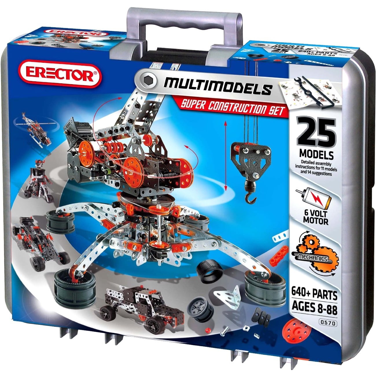 Meccano Erector Super Construction Set 25 Models