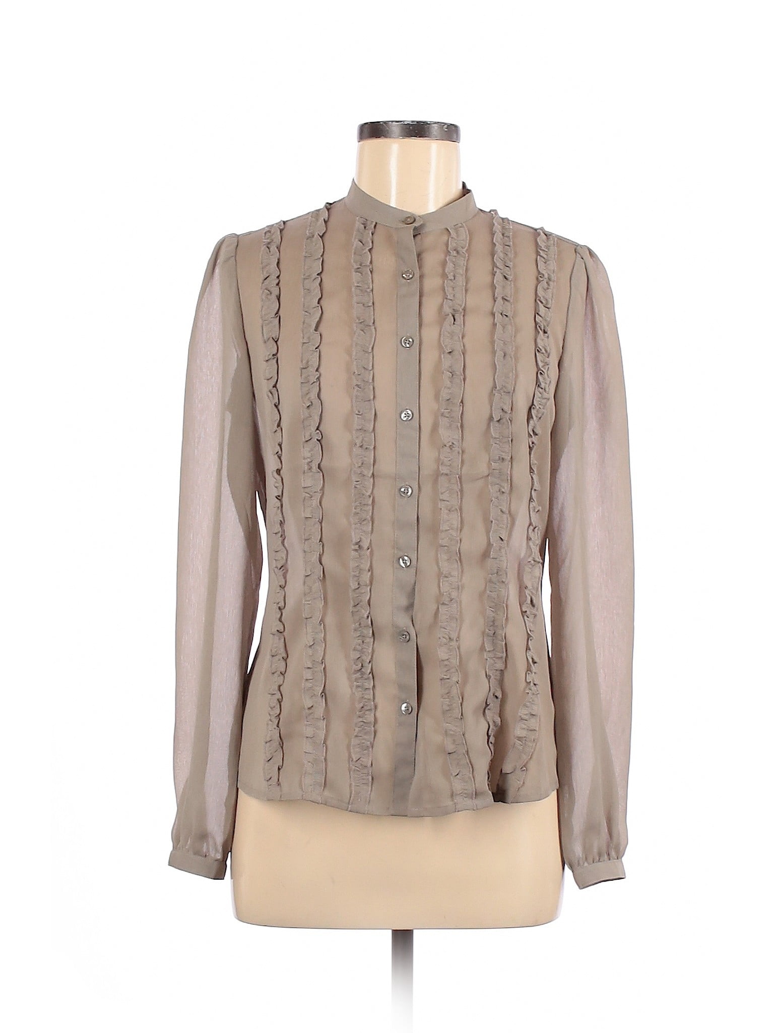 backless white button up shirt