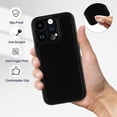 thumbnail image 5 of Case for iPhone Xs Max (6.5 inch), Shockproof Cover Case for iPhone Xs Max Simplicity Back Case, Durable Protective Phone Case, Black, 5 of 13