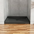 thumbnail image 3 of Goodyo 36x36in Shower Base White, Centered Drain and Single-Threshold, 3 of 7