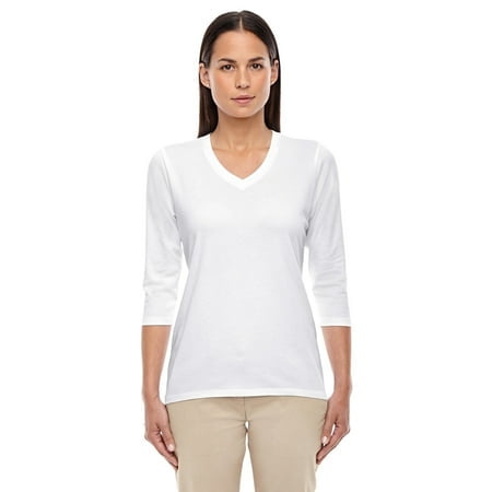 Devon & Jones Ladies' Perfect Fitâ„¢ Bracelet-Length V-Neck Top