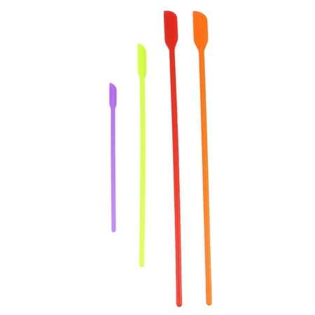 

4Pcs Silicone Spatula Long Handle Scraper Silicone Jar Spatula Kitchen Gadget