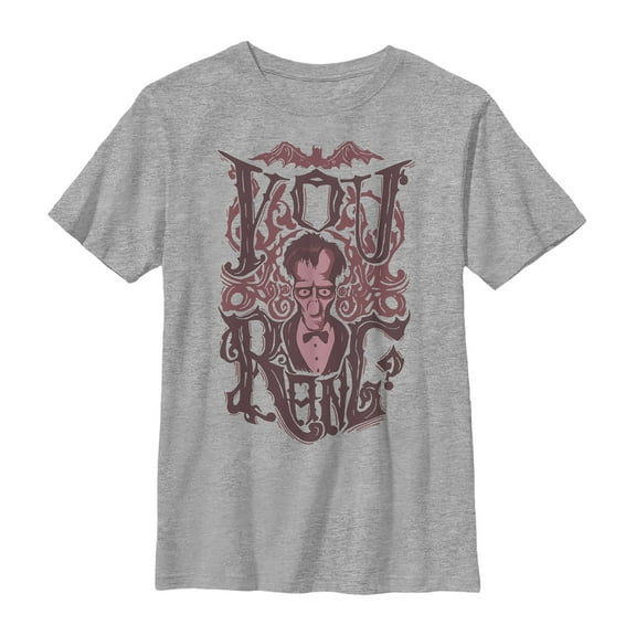 Boy's Addams Family Lurch Ornate You Rang  Graphic Tee Athletic Heather Medium