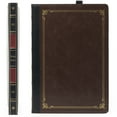 thumbnail image 3 of TYTX Compatible with MacBook Air Leather Case 13 Inch 2021 2020 2019 2018 (A2337 A2179 A1932) Protective Book Folio Cover,Brown, 3 of 5