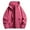 Hot Pink, variant on Levmjia Unisex Solid Color Waterproof Windbreaker Hooded Rain Jacket Zippered Pockets Drawstring Outdoor Coat Lightweight Long Sleeve Raincoat Casual Sportswear Jacket S-4XL