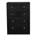 thumbnail image 5 of GZXS 5 Drawer Dresser, Modern Chest of Drawers for Closet, Bedroom, Living Room, Easy Assembly, Black, 5 of 10