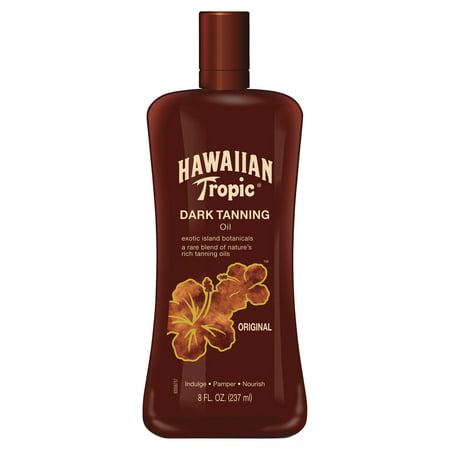 Hawaiian Tropic Dark Tanning Oil, 8 Oz (Best Tanning Oil For Fair Skin)