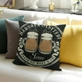 thumbnail image 3 of SHANXI Halloween Decor Halloween Decorations Saying Orange Black Outdoor Fall Pillows Decorative Throw Cushion Case 24x24in, 3 of 5