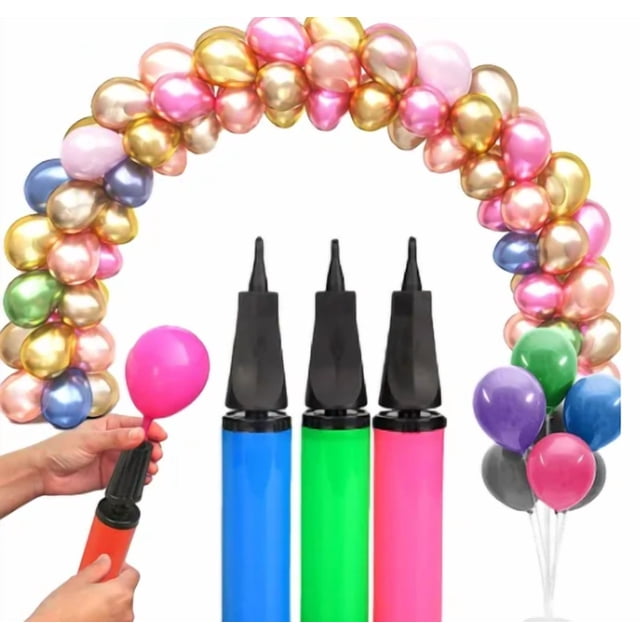 3p Xtellar Bomba De Aire Manual Para Inflar Globos Látex Y Metalicos