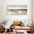thumbnail image 2 of Elephant Stock A Silver Lining Wall Art - Horizontal Multi Panel Canvas - Living Room Wall Decor - Abstract Multi Panel - White And Black Decor By Nan - 62" x 30", 2 of 4